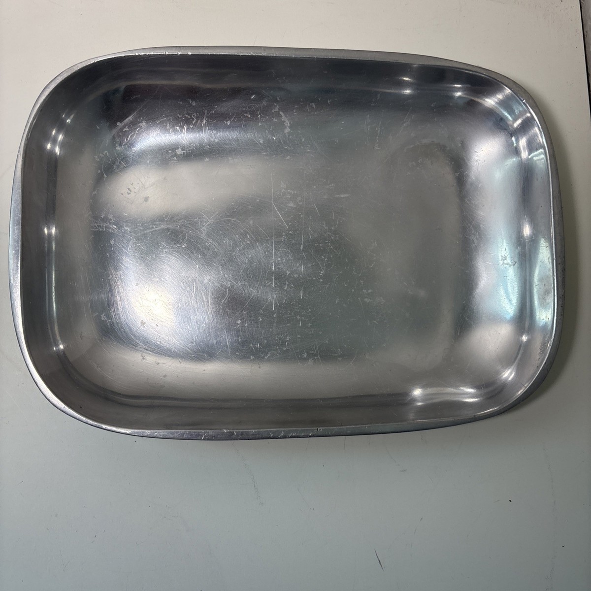 Nambe Metal Alloy Oval Bowl Tray Vintage #209 Note Wear