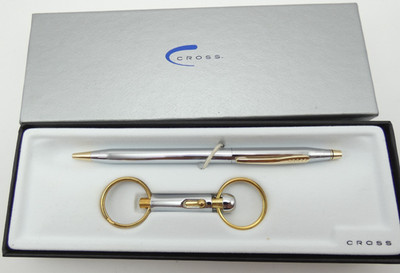 Cross Century Medalist Kugelschreiber mit Schlüsselring Geschenkset, Box *NEUWERTIG*