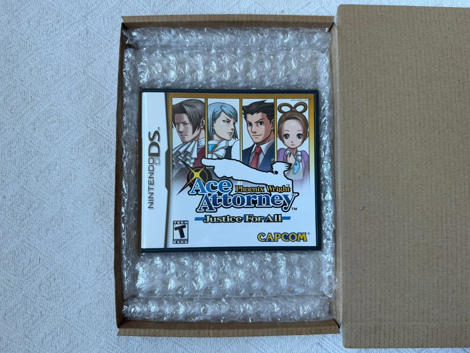 Phoenix Wright Ace Attorney Justice For All Nintendo DS NTSC-U/C USA Immaculate - Image 2 of 4