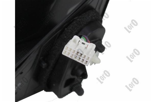 ABAKUS Convex Electric Wing Mirror 1401M12 For Honda, Right Side, Black