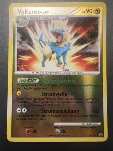 Pokemon TCG - Voltenso 11/127 Platin Set / Platinum Set - Reverse Holo