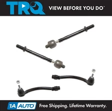 TRQ Front Steering Inner Outer Tie Rod Rack End Kit Set 4pc for Elantra Veloster