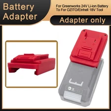 For Greenworks 24V Lithium Battery For Ozito/Einhell 18V Power Tool-Adapter Only