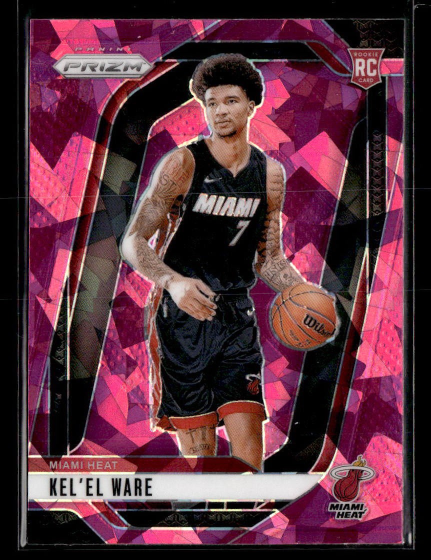 2024-25 Panini Prizm #248 Kel'el Ware Prizms Pink Ice