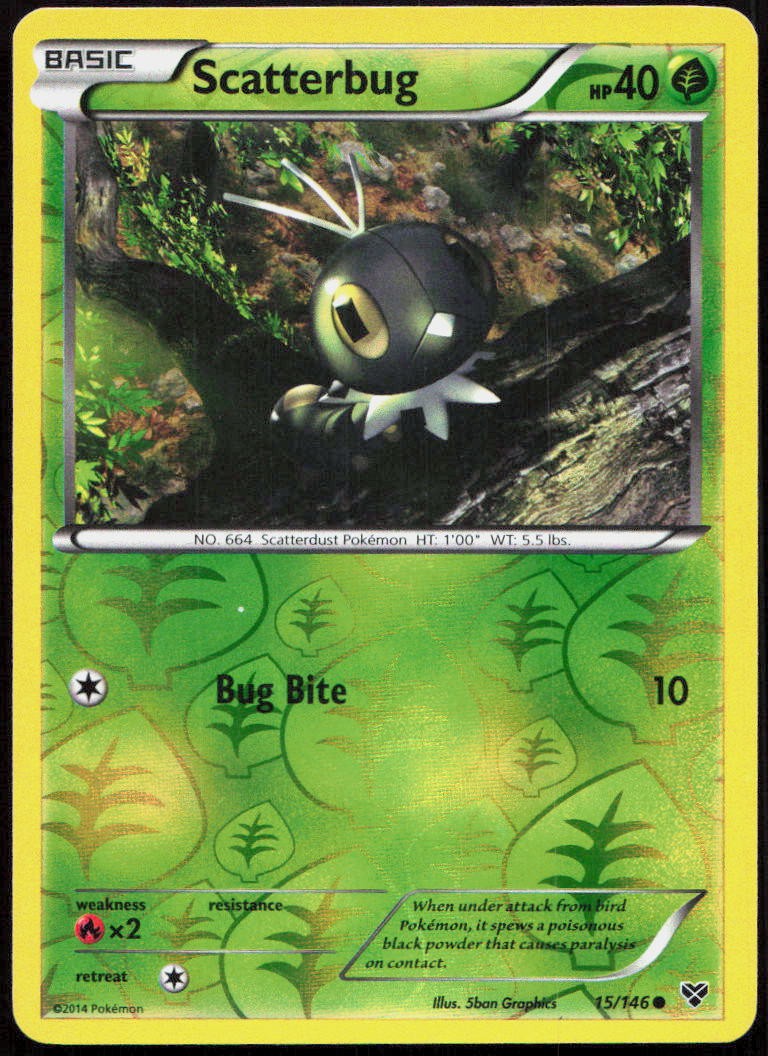 Scatterbug Common XY Base Set 15/146 NM