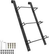 Egress Window Well Ladder W/ 3Step Hooked Design RustResistant For Home Safety