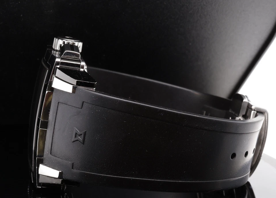 Reloj Edox Classe Royale Grand Cronógrafo 40mm ref 01105 Funciona Bien - ¡Sin Res! Foto 4 de 4