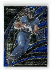 2025 Panini Select #231 Michael Pittman Jr. Blue Disco Prizm #/25