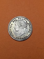 1858 Canada Silver 10 Cents (A3149)