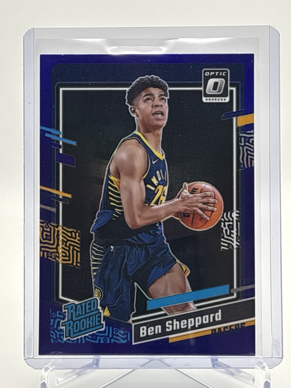 2023-24 Panini Donruss Optic - Rated Rookie Ben Sheppard #221 Purple Prizm (RC)