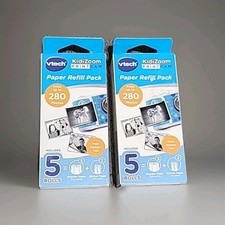 Lot of 2 VTech KidiZoom Printcam Paper Refill Pack - 5 Rolls Photo Paper
