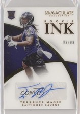 2015 Panini Immaculate Rookie Ink 83/99 Terrence Magee #RI-TM Auto sm1