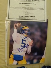Joe Flacco Signed Autographed 8x10 Photograph Auto Photo Collegiate w/ COA