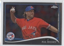 2014 Topps Chrome RA Dickey #104 0f4