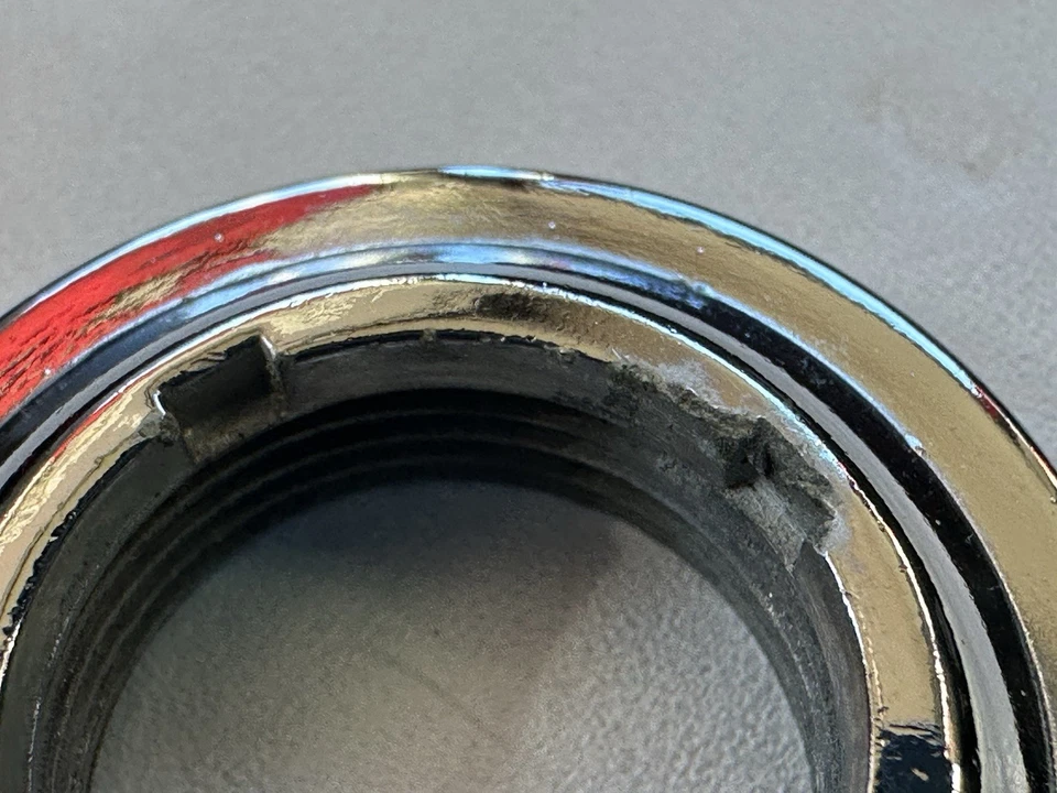 Espejo retrovisor eléctrico Ford Lincoln Town Car Mark VI 1981-1989 tuerca de joystick de ajuste OEM Foto 4 de 4