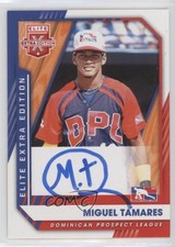 2021 Panini Elite Extra Edition Signatures Miguel Tamares #220 Auto 0u79