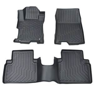Tapis d'étage de voiture pour 08-2012 Honda Accord Tous les temps TPE Tapis en caoutchouc