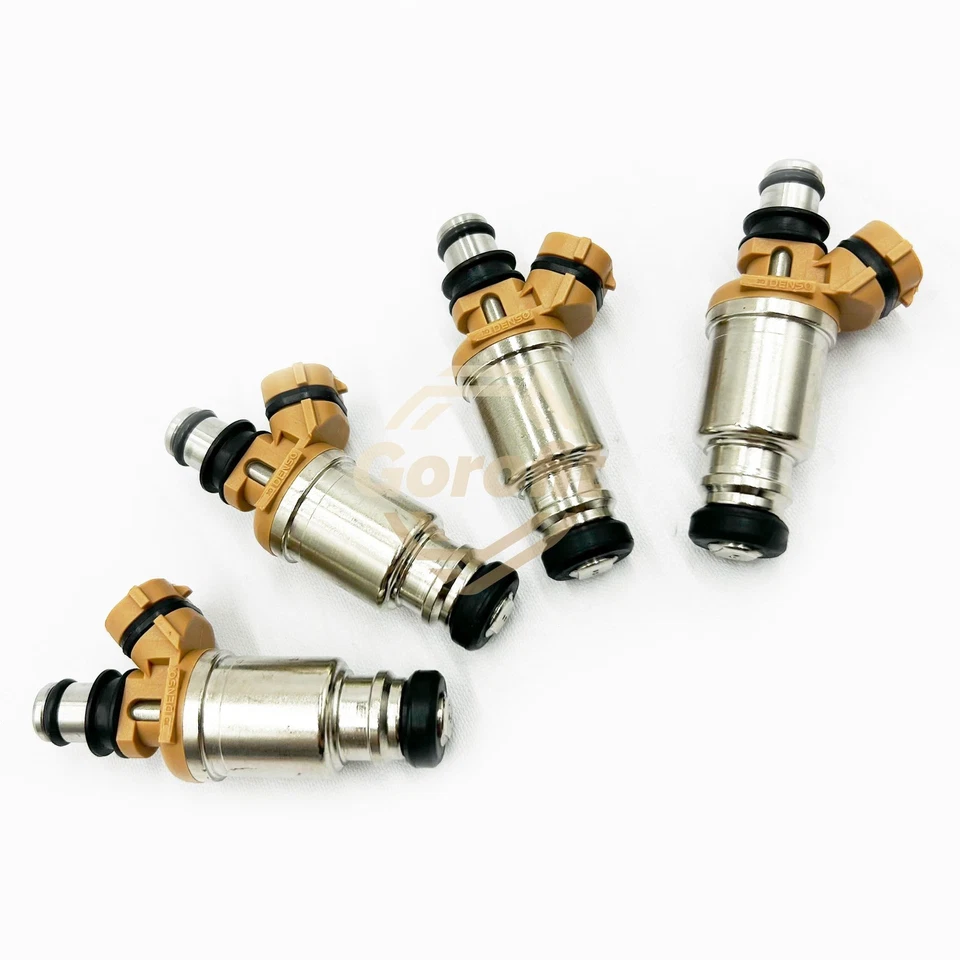 4PCS For 1993-1997 Geo Corolla Prizm Toyota 1.6L I4 Fuel Injectors 23250-16150 Foto 2 de 4