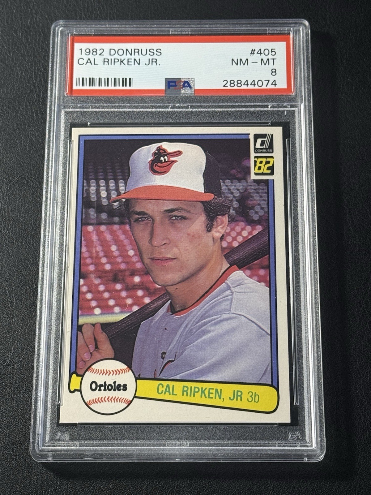 1982 Donruss #405 Cal Ripken Jr. PSA 8 NM-MT Orioles Rookie HOF