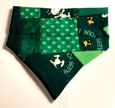 Over Collar SlideOn Pet Dog Cat Bandana Scarf ST. PATRICKS DAY SNOOY SMALL/ MED