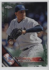 2016 Topps Chrome Green Refractor 25/99 Dellin Betances #168 4pn