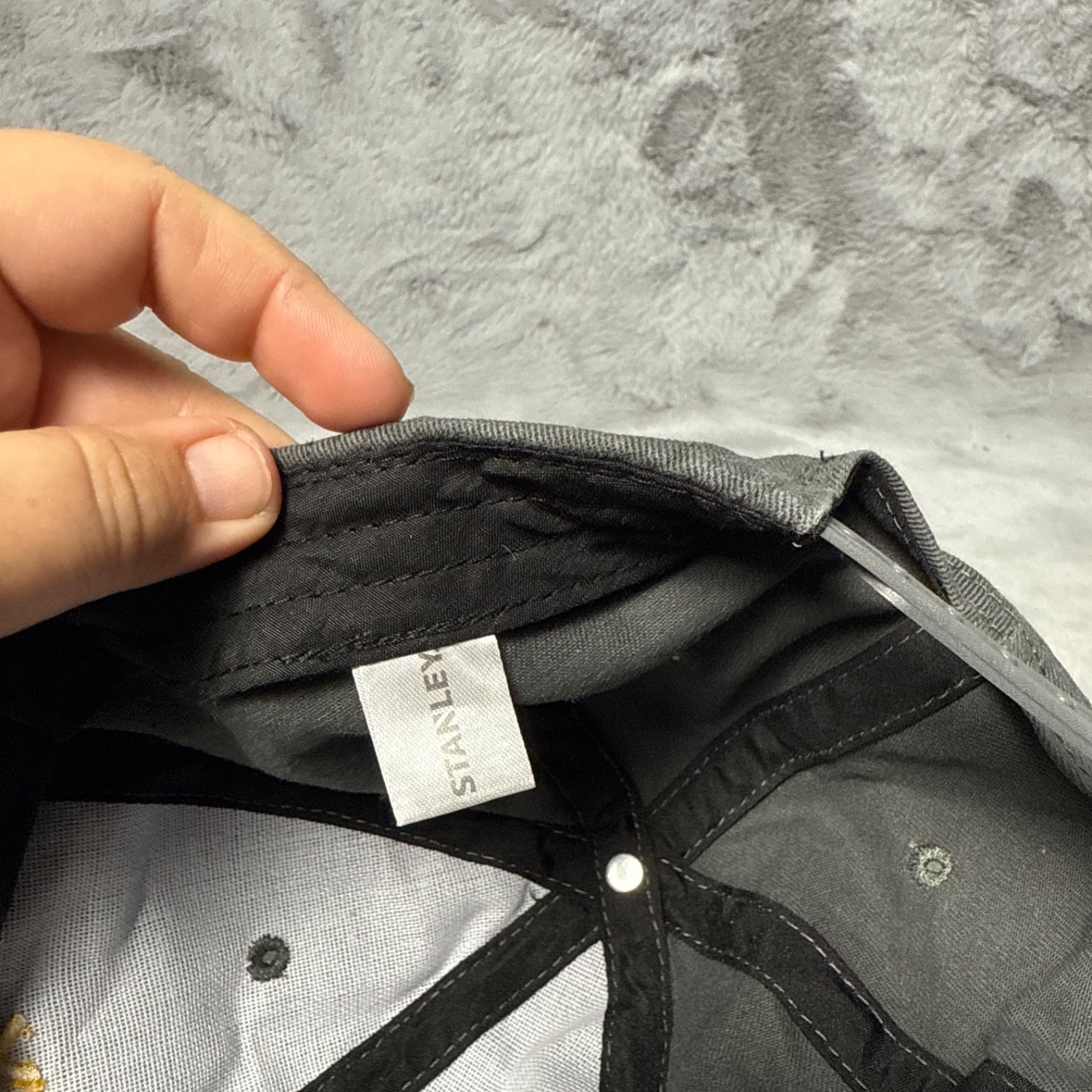 Stanley Tools Hat Cap Gray Snap Back Adjustable H… - image 5