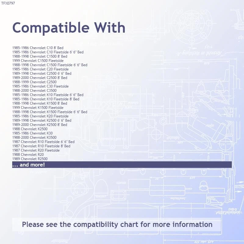 钻石踏板黑色哑光斜角 LP 交叉卡车工具箱 [69x13.5x19.25 英寸]  — 第 3/3 张图片