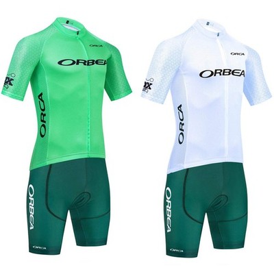2025 Radset grün Radtrikot Team ORBEA ORCA Fahrradtrikot Trägerhose Shorts An