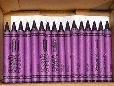 16 JUMBO Crayola Crayons violet purple