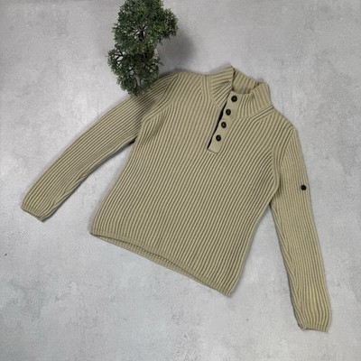Vintage Stone Island Junior Heavy Sweater Size 12/152 Beige 