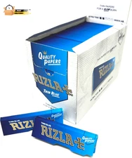 Blue Regular Rolling Papers 70Mm Full Box of 100 Packs