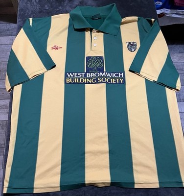 Original West Bromwich Albion 2001-03 Auswärts Fußball Trikot XXL