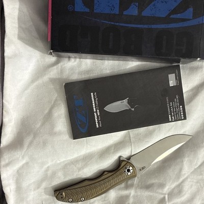 Zero Tolerance ZT 0609 RJ Martin Pocketknife Titanium Frame Lock CPM 20CV Bronze