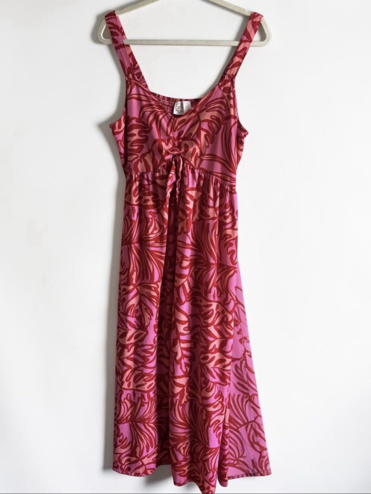 GOA BEACHWEAR by JAPNA Maxi Swim Cover Up Dress Womens XL Beachy Tropical