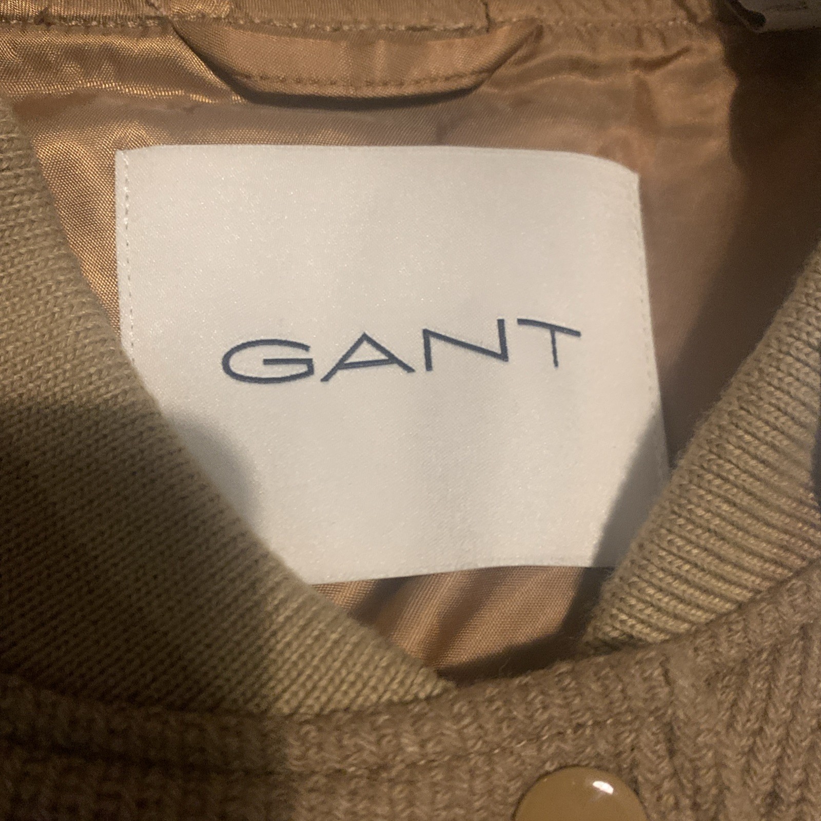 Gant Wool & Twill Varsity Jacket Women’s Size Medium BNWT Relaxed Fit RRP £320 image 5