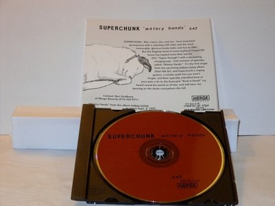 Superchunk -  Watery Hands Promotional ONLY CD Single - M ** Free Shipping**
