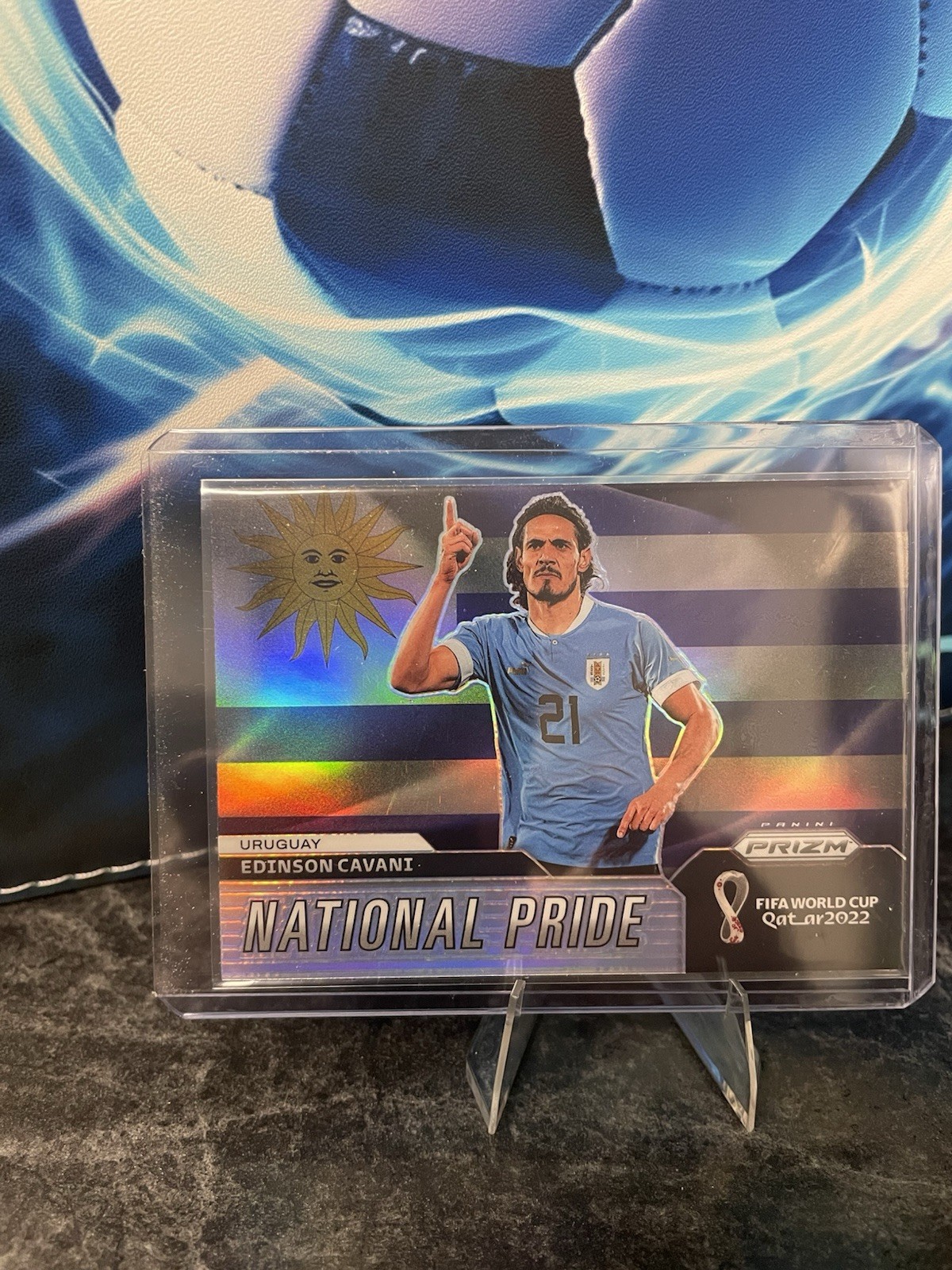 2022 Panini Prizm World Cup Qatar - National Pride Edinson Cavani #29