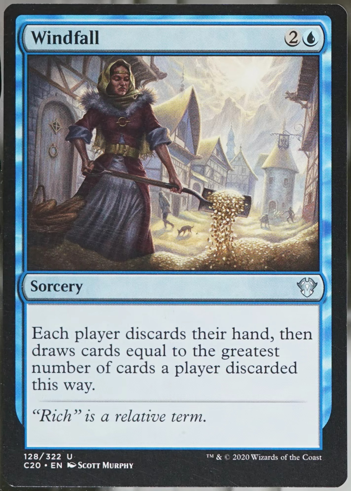 Commander 2020 #128 Windfall Magic EX