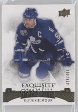 2015-16 Upper Deck Ice Exquisite Legends /499 Doug Gilmour #36 HOF