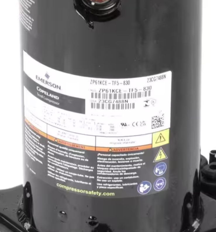 Lennox ZP61KCE-TF5-830, 23CG7488N, Compressor, Scroll, 200-230