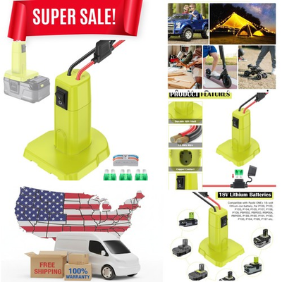 #ad Reliable Power Connector for Ryobi 18V Batteries Includes Safety Features $18.99