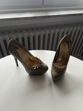 Pumps M.P.S. beige Größe 7,5 (37) Absatz 13 cm