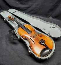 Vintage Anton Schroetter Violin Germany 7/8 Size with Hard Case