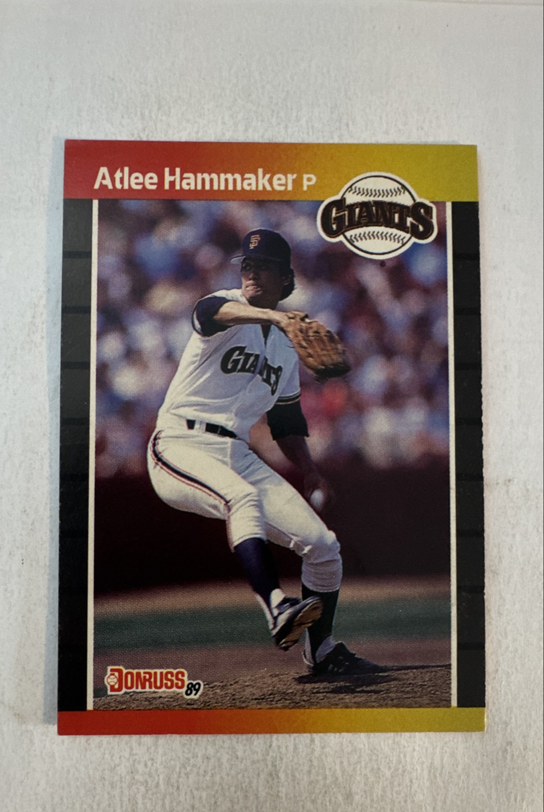 1989 Donruss - Atlee Hammaker #414 *Denotes* on Back