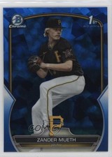 2023 Bowman Chrome Draft Sapphire Edition Zander Mueth #BDC-131 11s9