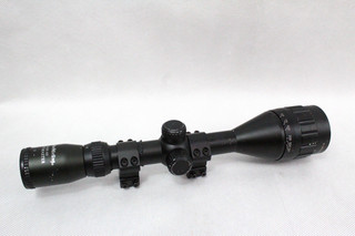 Nikko Stirling Mountmaster Rifle Scope 4 12x50 AO Mil Dot Reticle Used
