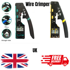 RJ45 RJ11 Crimping Tool 8P 6P Wire Crimper Cutter Ethernet Network Pliers