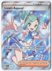 Lisia's Appeal 234/191 Surging Sparks Ultra Rare Full Art Trainer