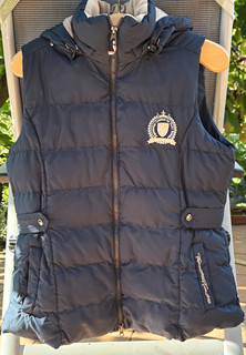 Felix Bühler Damen Reitweste L (XL) marineblau plus Kapuze sehr guter Zustand