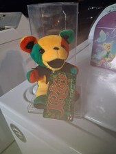 Grateful Dead Bean Bear Liquid Blue Irie With Tag. 1998